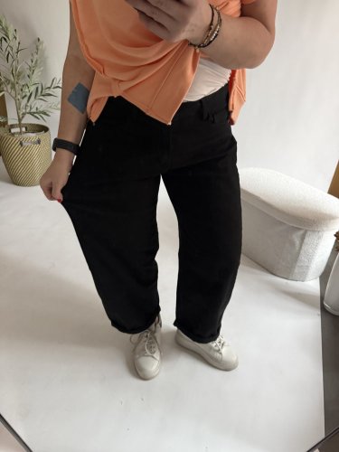 Džínsy New York--elastické, pohodlné-čierné