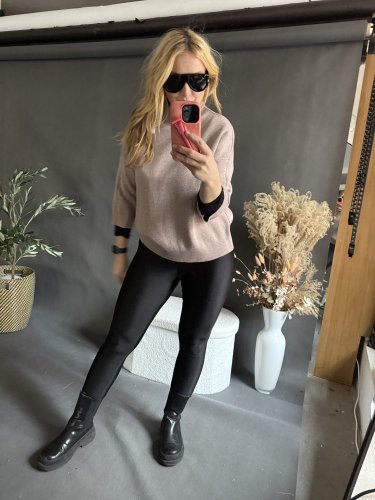 Svetr Artemo 2-mocca