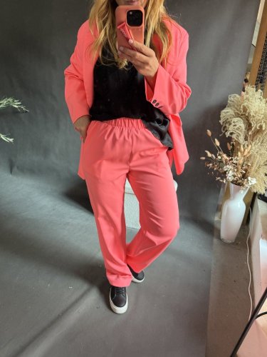 Komplet jarná GUSTO-neon růžový