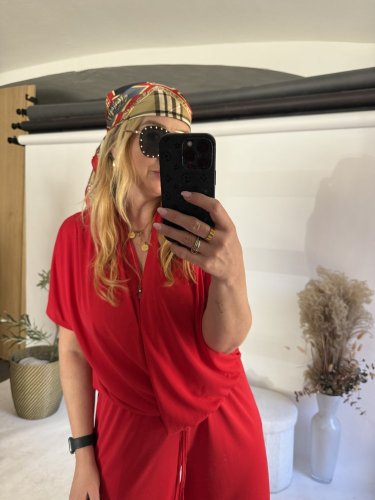 Šátek Herme-červený