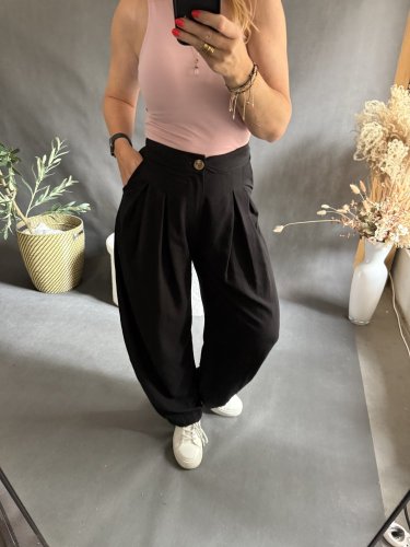 Nohavice Black -Lumina - Velikost: S