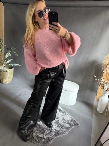 Svetr Mochy-růžový