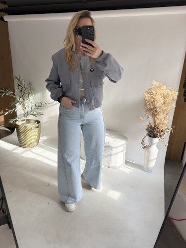 Džínsy Vanilla-modré