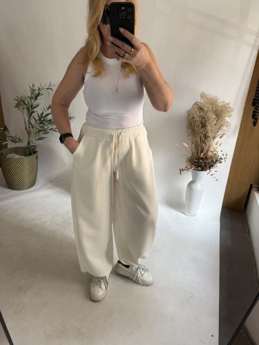 Tepláky Joyna-bílá