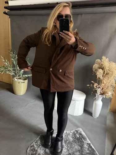 Sako Oversize zateplené hnědé