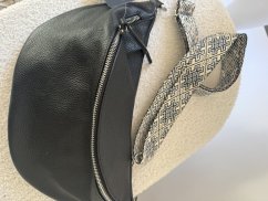 Popruh ke kabelce nebo ke Cupholder-stříbrné kování-Vzor-stříbrný