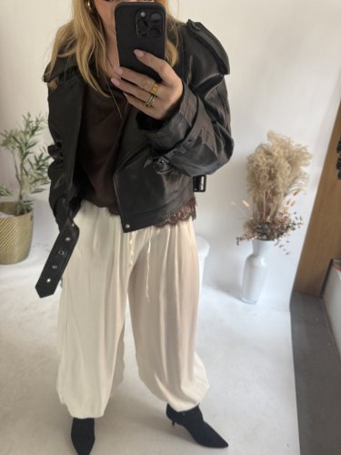 Kalhoty Chicca-bílá