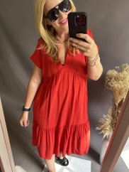 Šaty Elle-červené