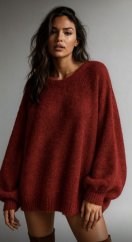 Svetr Mochy- bordeaux
