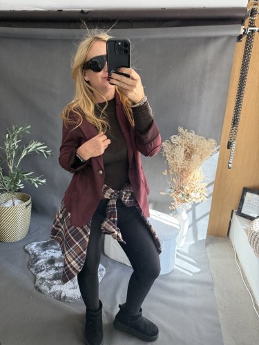 Sako Luisa velur-vínová