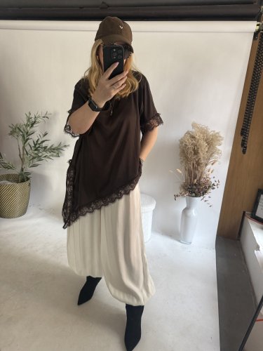 Kalhoty Chicca-bílá