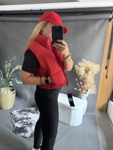 Vesta Crop S/M a L/XL-červená