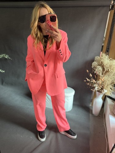 Komplet jarná GUSTO-neon růžový