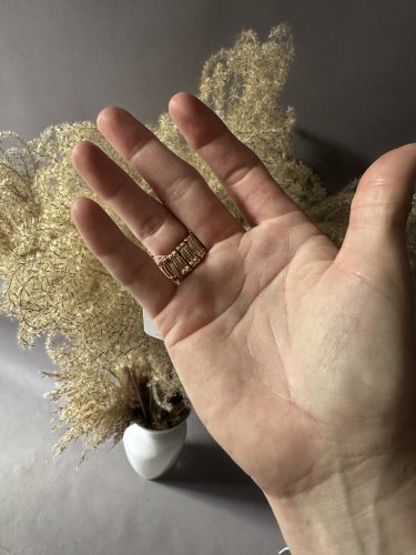 Prsteň Blue -nastaviteľný