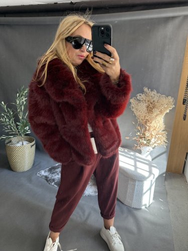 Kožíšek Stella-vínový