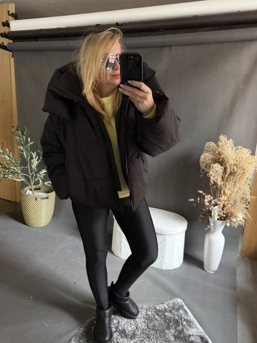 Bunda zimní premium krátká-černá