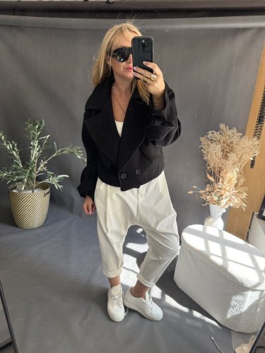 Kabátek Adéla-černý