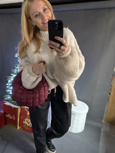 Kabelka Bottegans - bordeaux