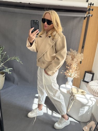 Kabátek Adéla-béžové