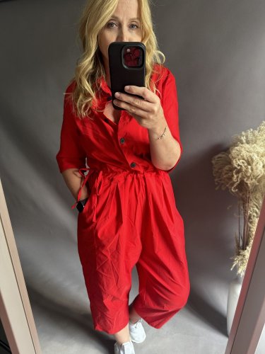 Overal Angel-UNI SIZE-čiervený