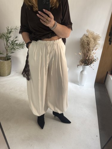 Kalhoty Chicca-bílá