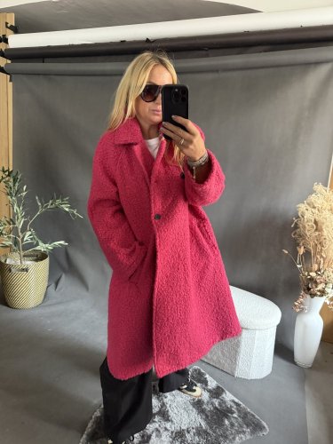 Kabát Teddy SUN-pink