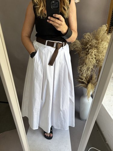 Sukňa Geneve-bielá