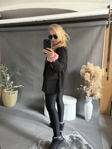 Sako Oversize zateplené černé