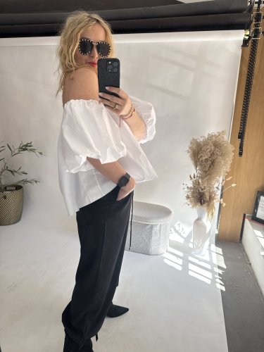 Halenka Romantic-bílá