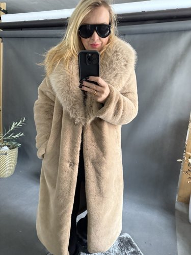 Kabát ICI-béžový