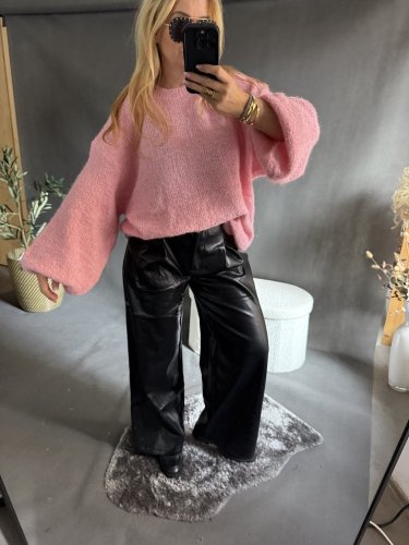 Svetr Mochy-růžový