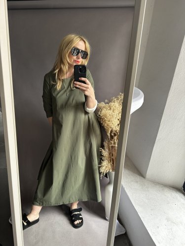 Šaty Alison-Khaki