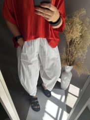 Nohavice Espagnol-bielé