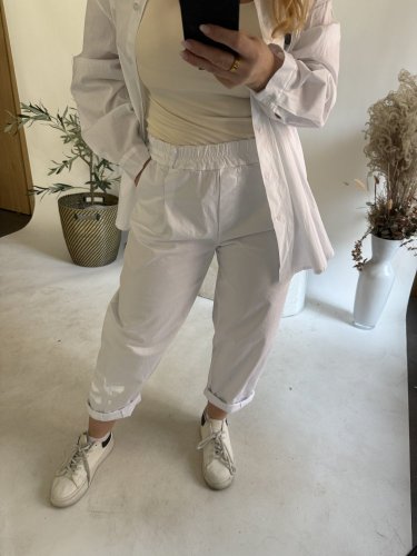 Nohavice Nest-bielá