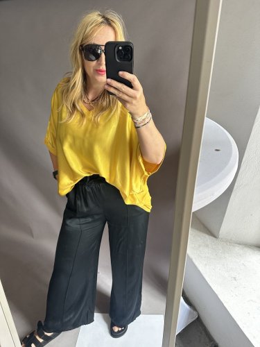 Bluza Liame-UNI SIZE na XS-XL žltá