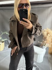 Krivák Softy-bez ramenných vypchávok-hnedá