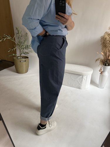 Nohavice v štýle Jeans modré-veľkosť 36 a 38