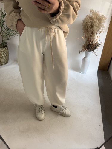 Tepláky Joyna-bílá