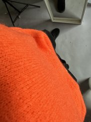 Rolákový svetrík Gianchi-oranžový