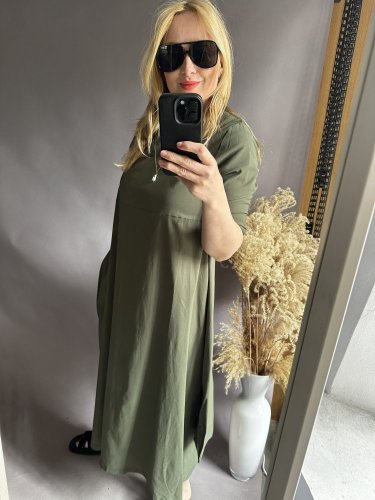 Šaty Alison-Khaki