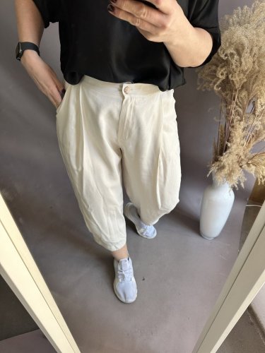 Kalhoty Doremi-béžová