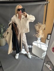 Kabátik Adela-off white