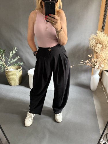 Nohavice Black -Lumina - Velikost: S