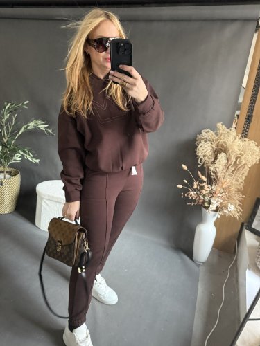 Súprava M-veľkosť UNI odporúčame na XS-L-hnedá