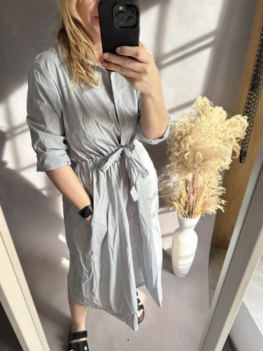 Šaty Business-šedé