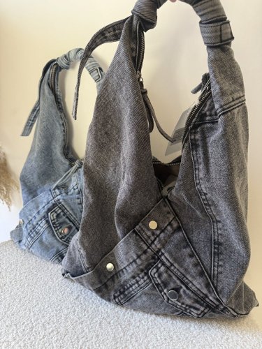 Kabelka Jeans-modrá