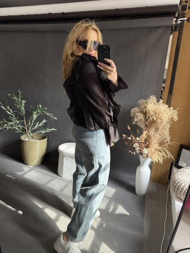 košeľa Leni-čierná