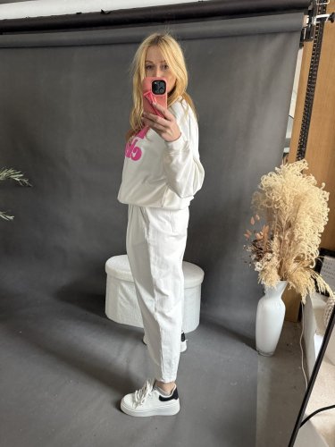 Mikina Mon Cheri-bílá