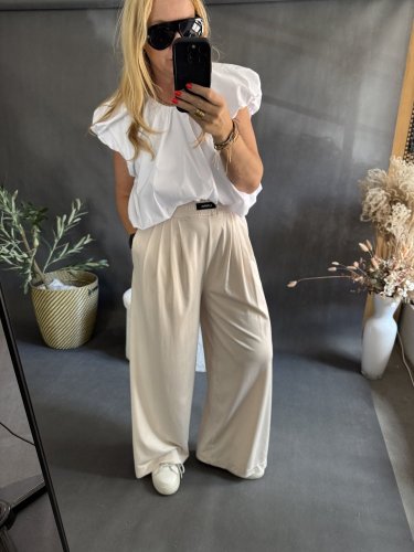 Nohavice Lumina-béžové