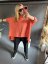 Tričko/tunika plus size-oranžová